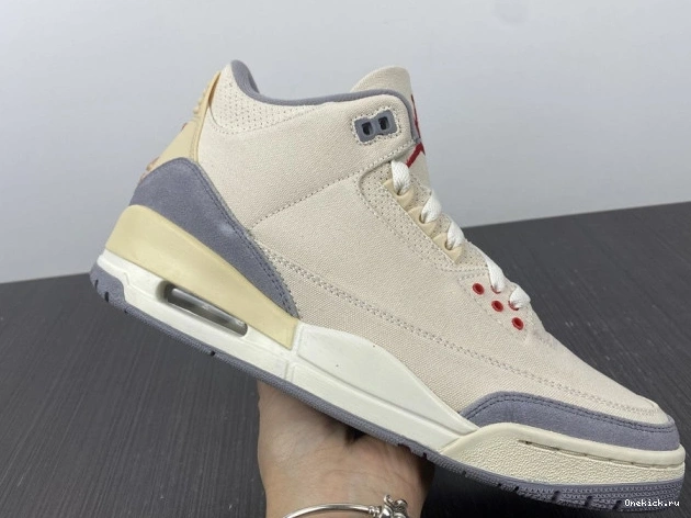 One Kick Retro Jordan Air DH7139-100 3 Muslin 0816